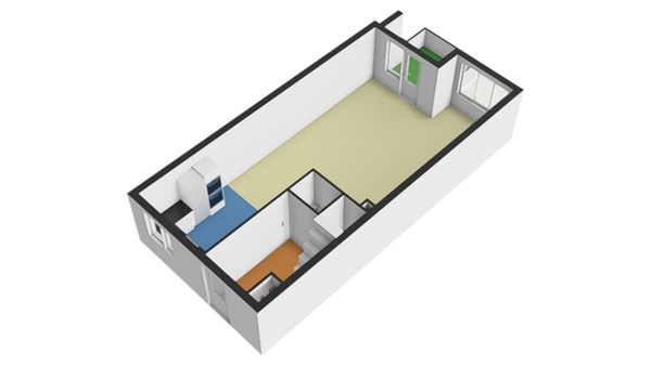 Floorplan - Dokhof 10, 2987 RB Ridderkerk